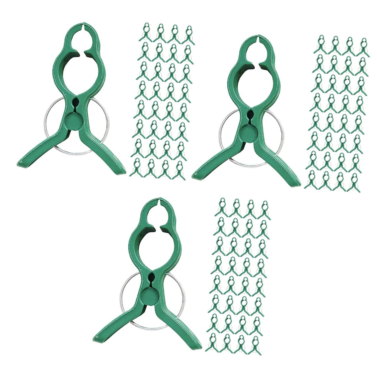 Milisten 180 Pezzi Clip per Piante da in Plastica Fermagli per Piante Rampicanti e Ortaggi Clip Supporto per e Facili da Usare e Riutilizzabili