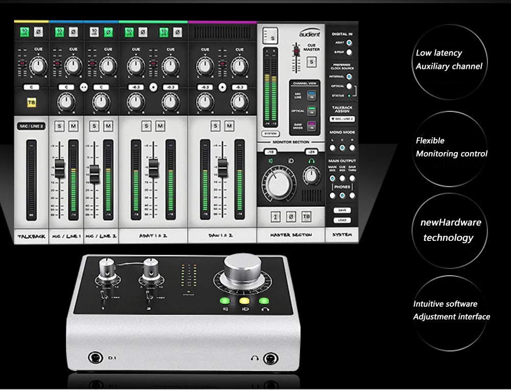 14 Scheda di Registrazione Professionale Scheda Audio Arrangiatore di Registrazione per Chitarra Interfaccia Audio Esterna USB