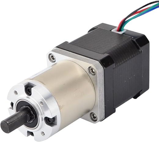 STEPPERONLINE 100:1 Planetary Gearbox Nema 17 Stepper Motor Low Speed High Torque DIY CNC