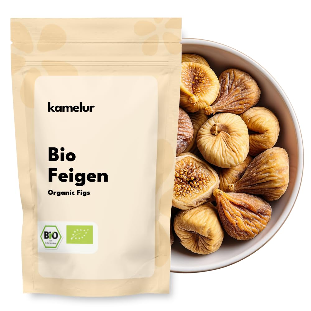 Kamelur Bio Feigen Getrocknet (3kg) Unbehandelte Feigen Bio ohne jegliche Zusätze