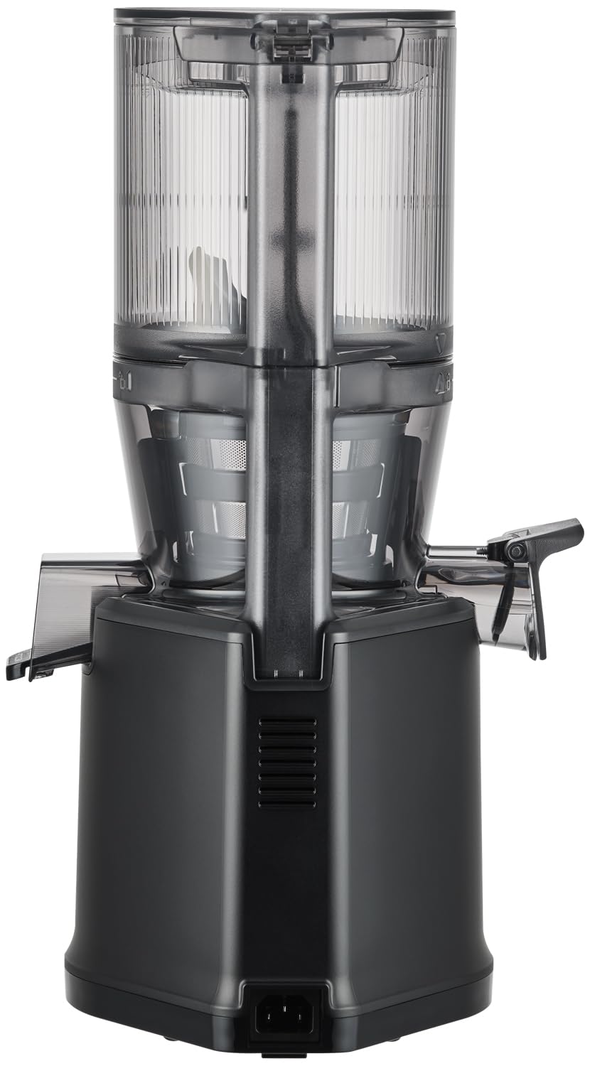 Hurom H80-ST Extracteur de Jus à Froid | Slow Juicer pour Fruits & Légumes | Capacité 2,2L | Extraction Automatique | Sans BPA | 200W | Garantie 15 Ans | (Noir mat)