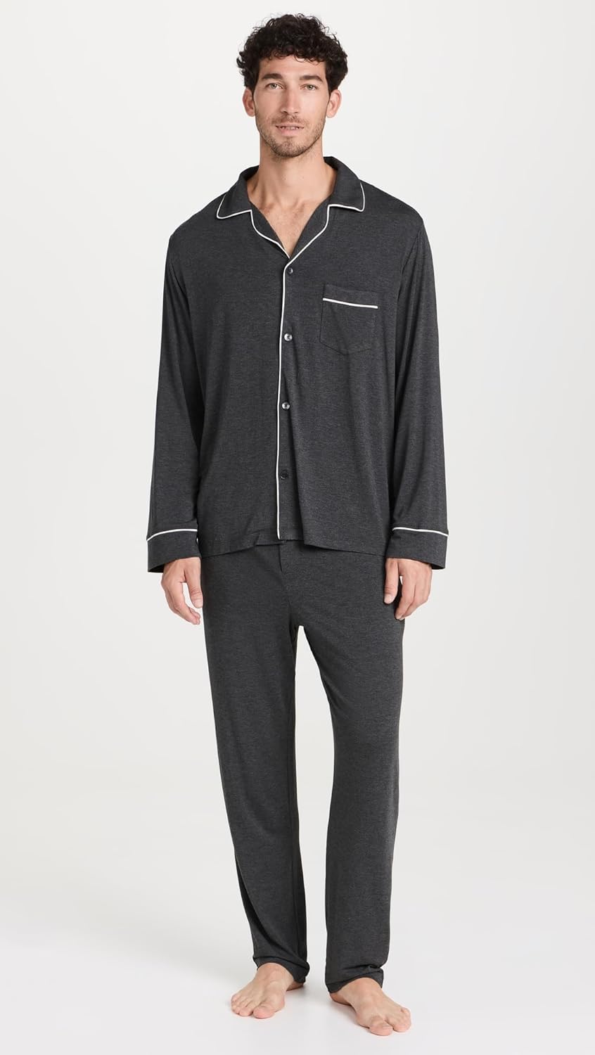 Eberjey Men's William Modal Long PJ Set - Image 2