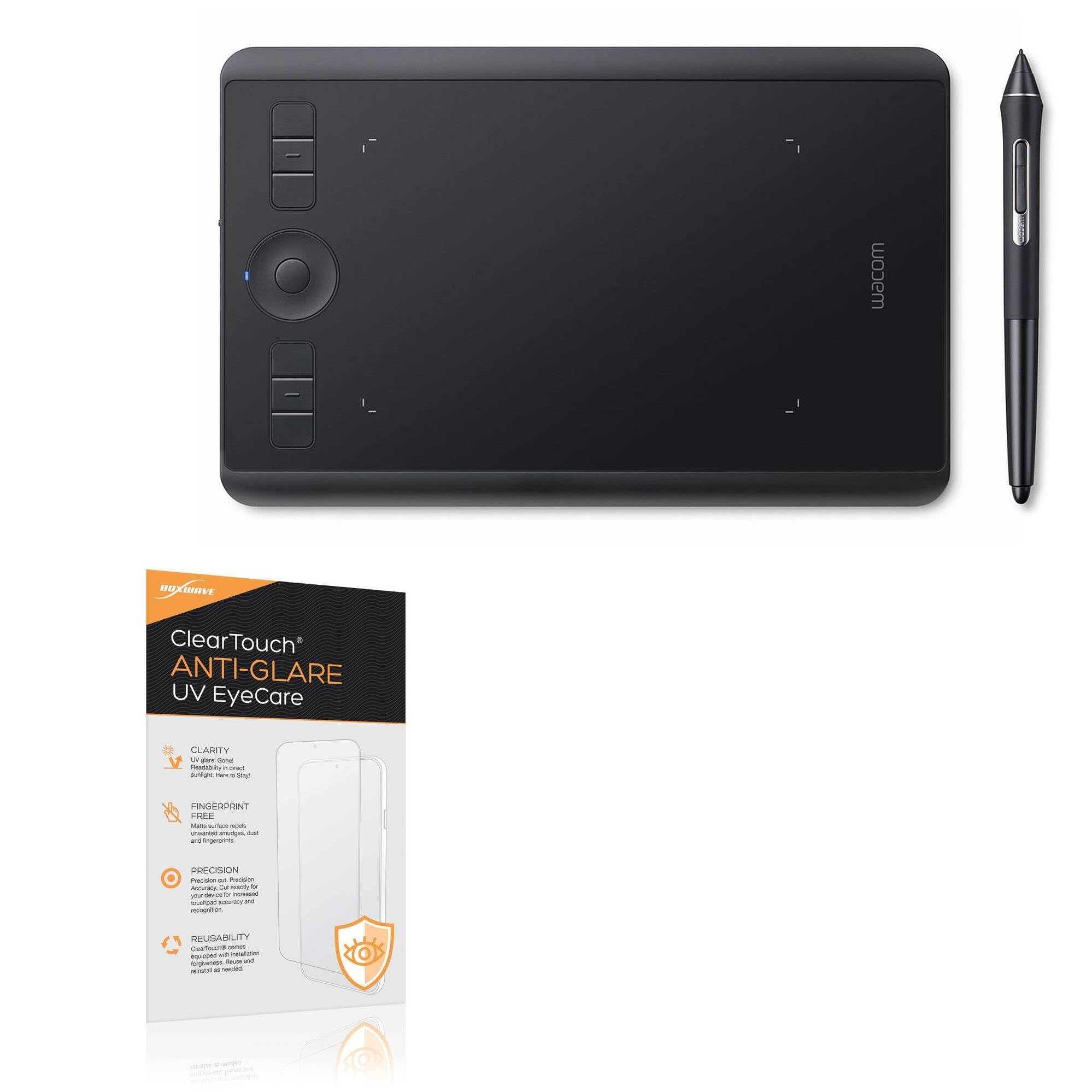 BoxWave Screen Protector Compatible With Wacom Intuos Pro S (PTH-460) - ClearTouch Anti-Glare Anti-UV EyeCare (2-Pack), Filters out Harmful Blue Light Reduce Fatigue