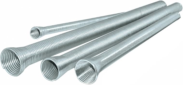 Uniweld 70028 Spring Tube Bender Set for 1/4-Inch, 3/8-Inch, 1/2-Inch, 5/8-Inch OD Soft Copper and Aluminum Tubing silver