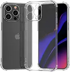 [GL CASES] Capa iPhone 14 Pro Capinha 14 Pro Slim Clear Anti Impacto Reforçada Silicone Transparente Case Apple iPhone 14 Pro Flexível Anti Choque Encaixe Preciso Com Proteção Para Câmera e Tela