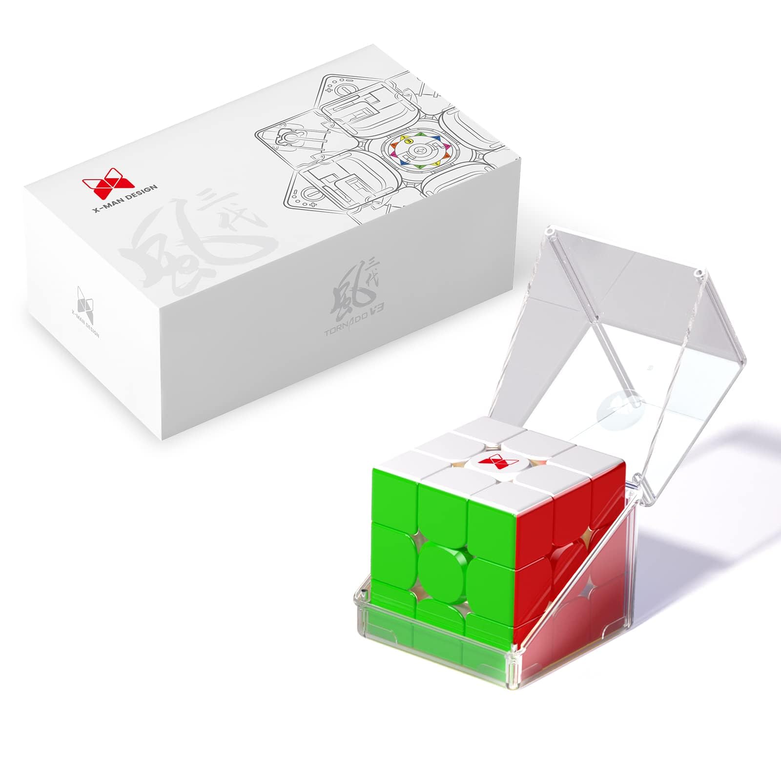 CUBESKOOL Cube Xman 3x3 Speed Cube Magnetic Stickerless 2022 New Tornado V3 M Standard Puzzle Magic Toys for Kids Cube (B0CP7ZK1NL) Amazon Price History, Amazon Price Tracker