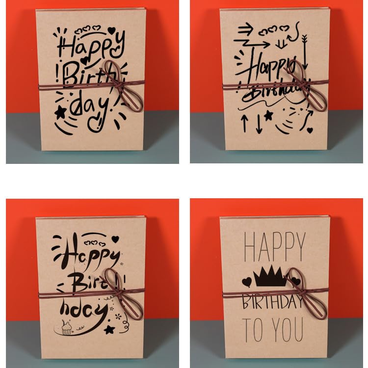 Álbum de recortes DIY 21 x 15 cm: Álbum con 18 hojas (34 páginas), exterior marrón, interior negro miniatura 3