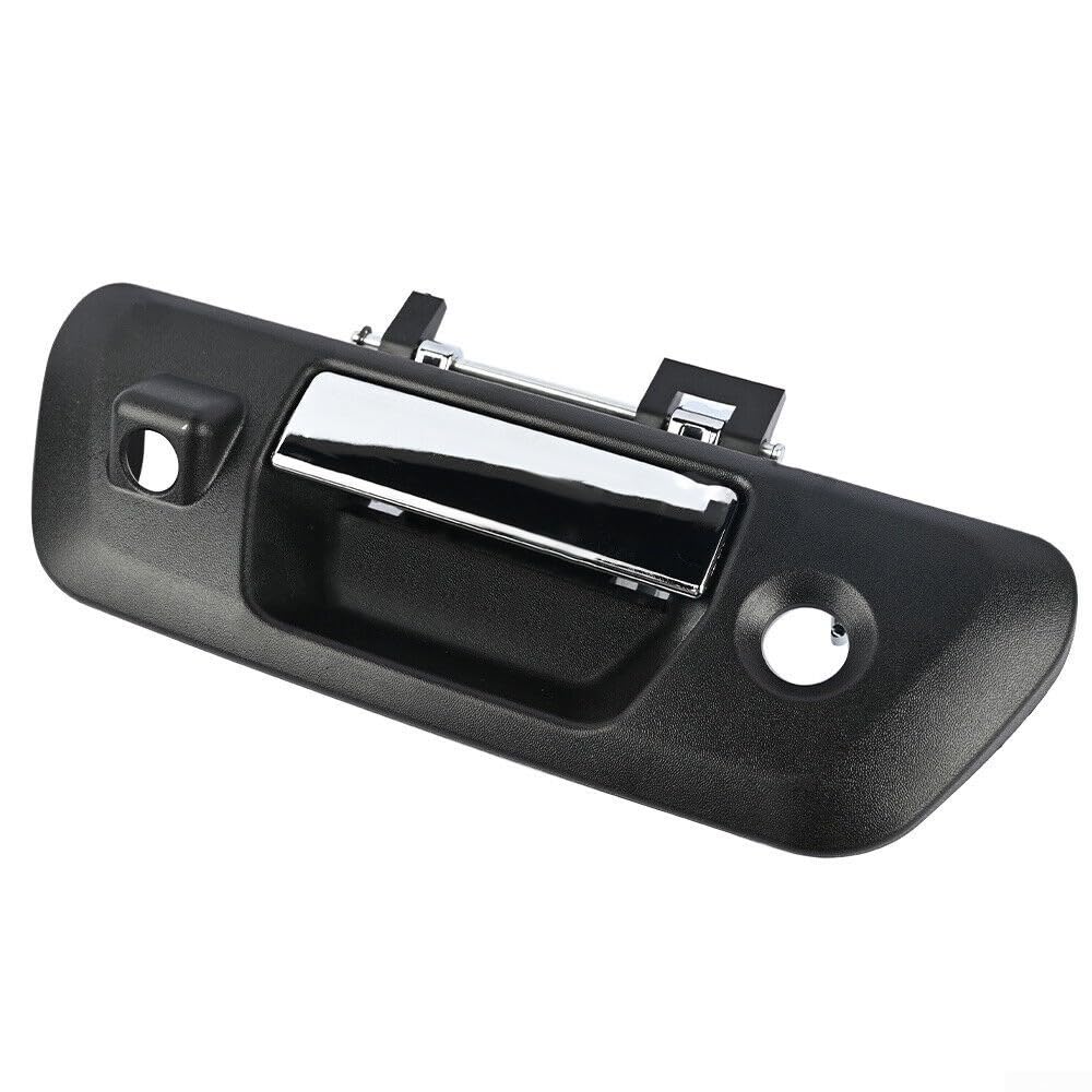 Manija para portón trasero con soporte de cámara y ojo de cerradura para Navara NP300 (2015-2019), ABS negro de repuesto OEM 90606-4JG0C
