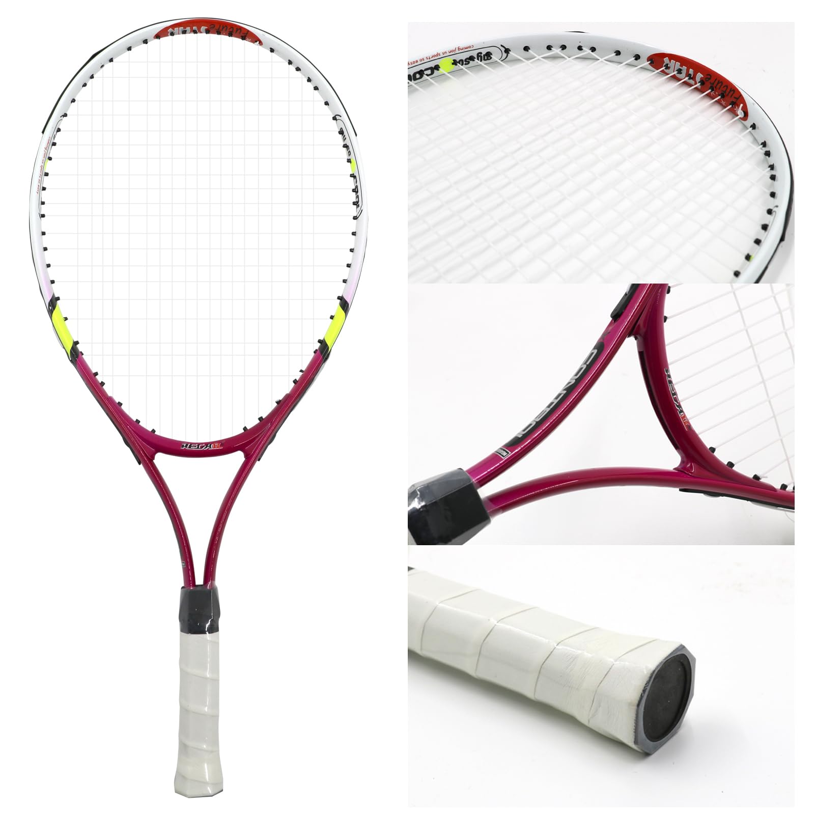 Lifup Raqueta de Tenis con Bolsa, para Niños de 5 a 12 Años, para Deportes, Entrenamiento
