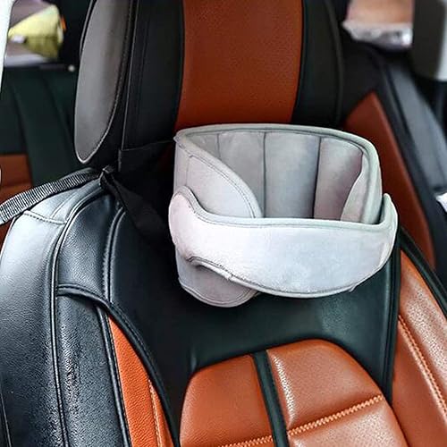 Miniatura 6 de Soporte para la cabeza de los niños para asientos de automóvil, cojín de viaje en forma de U, ajustable y cómodo para dormir, almohada protectora