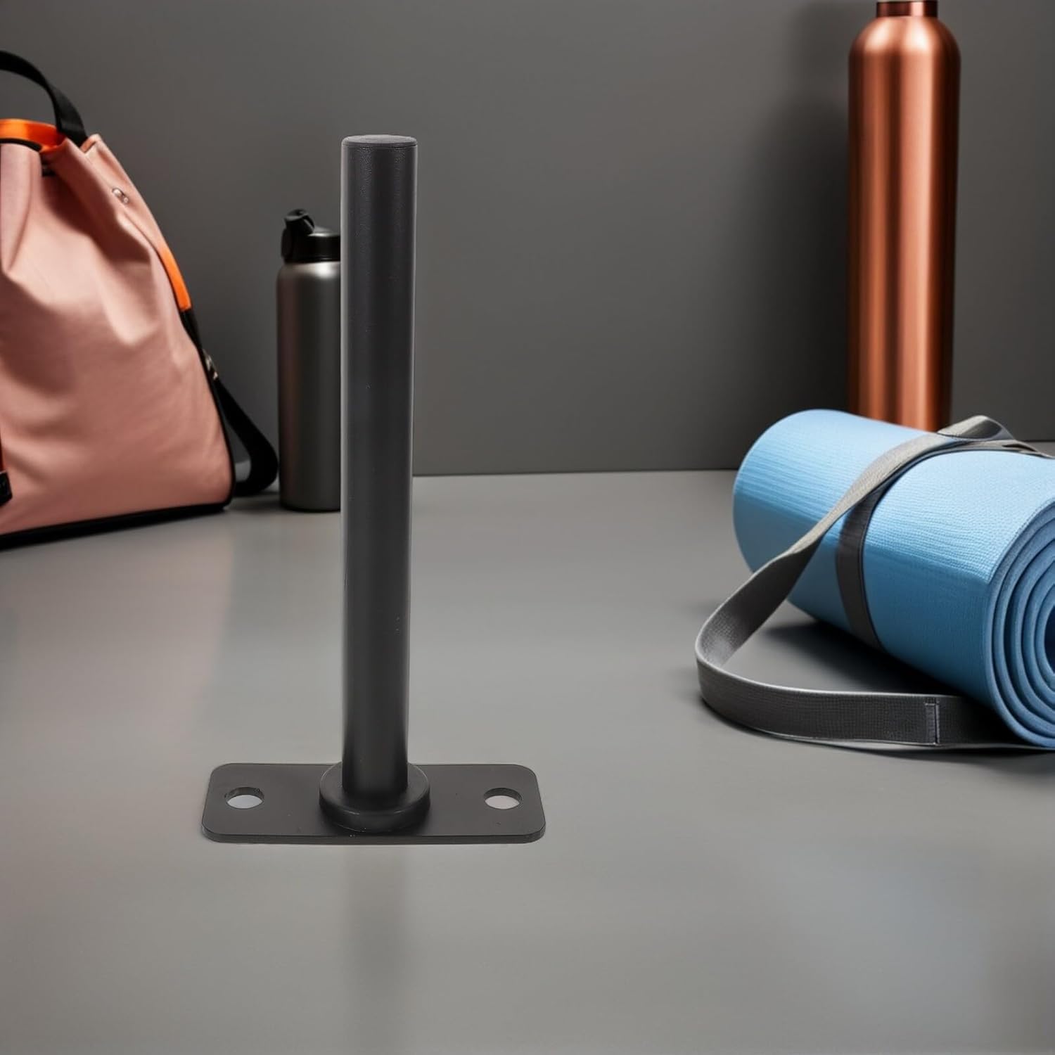 2pcs Wall-mounted Barbell Plate Rack Attachment Carbon Alloy Fitness Storage Organizer for 25mm Plates Home Exercise Equipment Holder Weight Wall Hanger