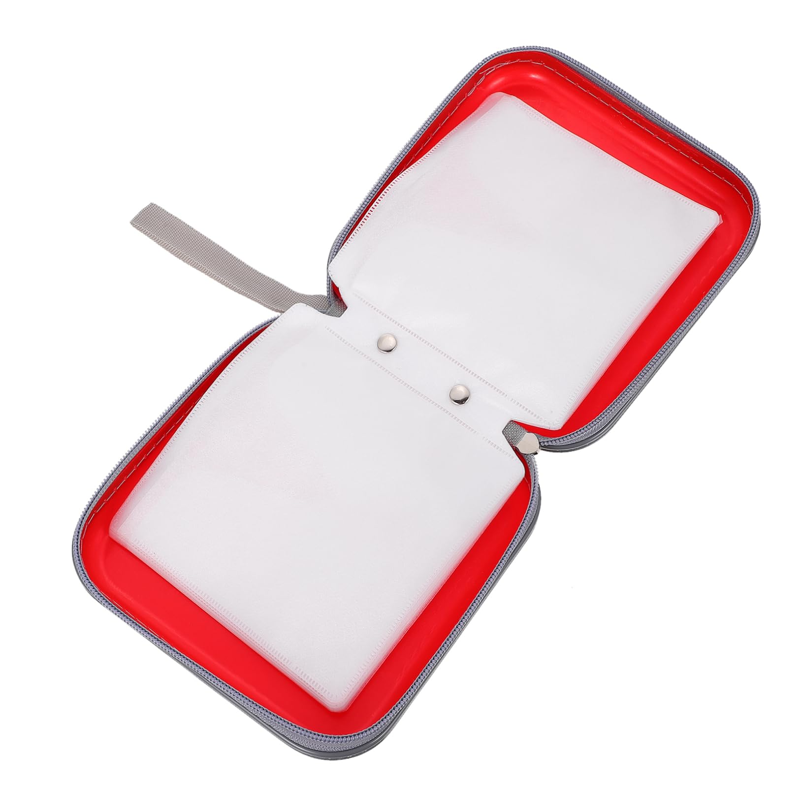 Ciieeo Capacity Portable CD Storage Case Zipper Disc Holder for Car Shock Resistant Soft Inner Pages Design for Organizing and Protecting Your