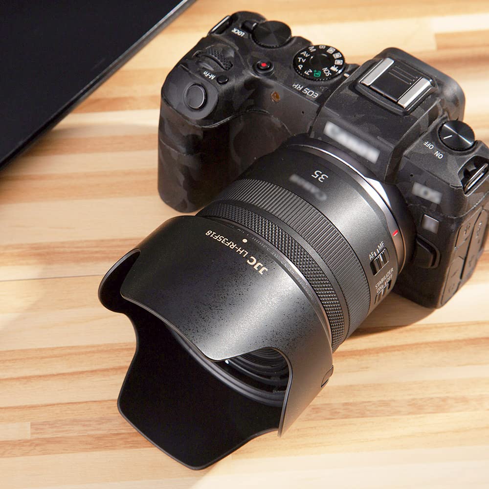 Amazon | JJC 可逆式 レンズフード Canon RF 35mm F1.8 MACRO IS STM 