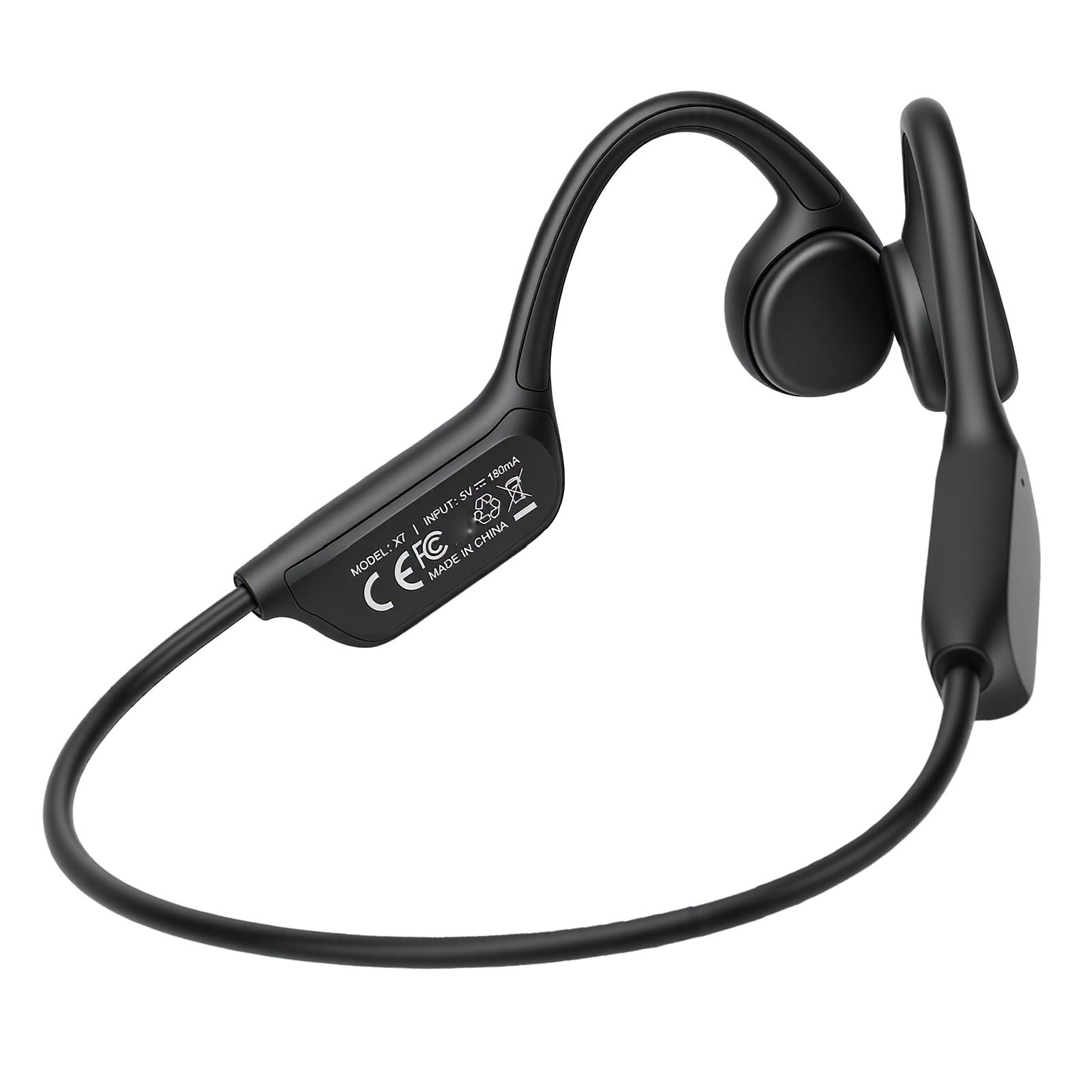 Annadue Cuffie a Conduzione Ossea 32GB MP3 Player, IPX8, per Sport (#2) | Auricolari sportivi Bluetooth 5.4, portata 10 m, cuffie aperte per nuoto, corsa, ciclismo