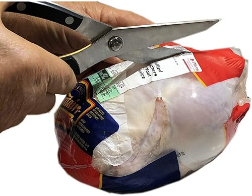 Miniatura 8 de Tijeras de cocina resistentes para aves, pollo, carne, huesos, herramienta de chef afilada para langosta