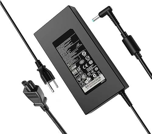 150W 135W AC Charger Compatible with HP Zbook 15 G3 G4 G5 G6, Pavilion 15 17/ADP-150XB B 19.5V 7.7A Zbook Gaming Laptop Adapter 4.5 * 3.0mm Blue tip