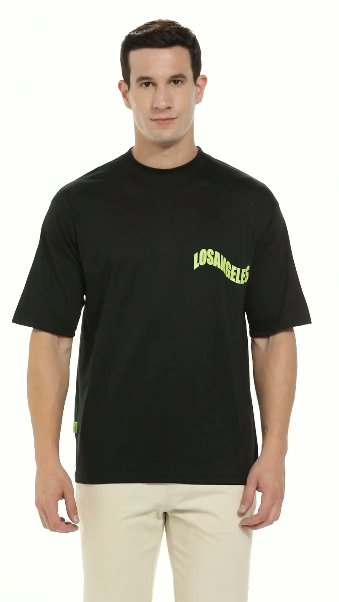 Buy THALASI Men's Cartoon Oversized Fit T-Shirt