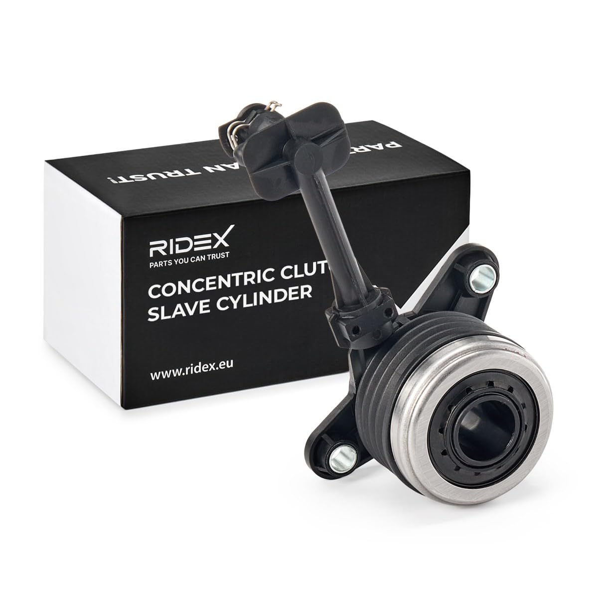 RIDEX 47C0027 Zentralausrücker Kupplung Ausrücklager ohne Sensor Kompatibel mit RENAULT Clio III Schrägheck BR0/1, CR0/1 TWINGO II CN0 CLIO II BB0/1/2, CB0/1/2 MEGANE III Grandtour KZ0/1, DACIA DUSTER