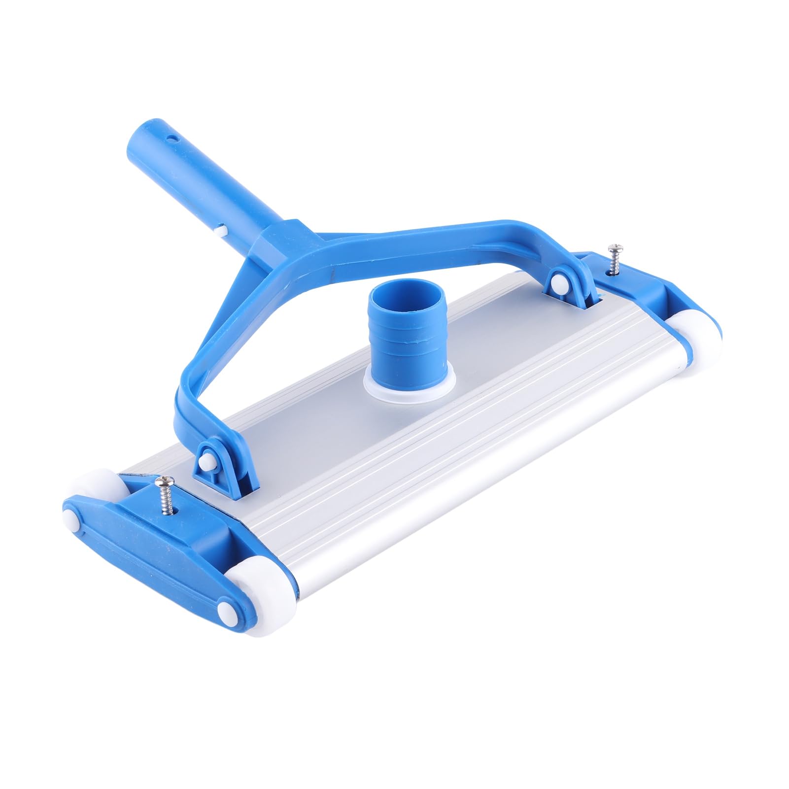 Qcwwy Poolsauger-Kopf, 33,7 cm Aluminiumlegierung Rollrad