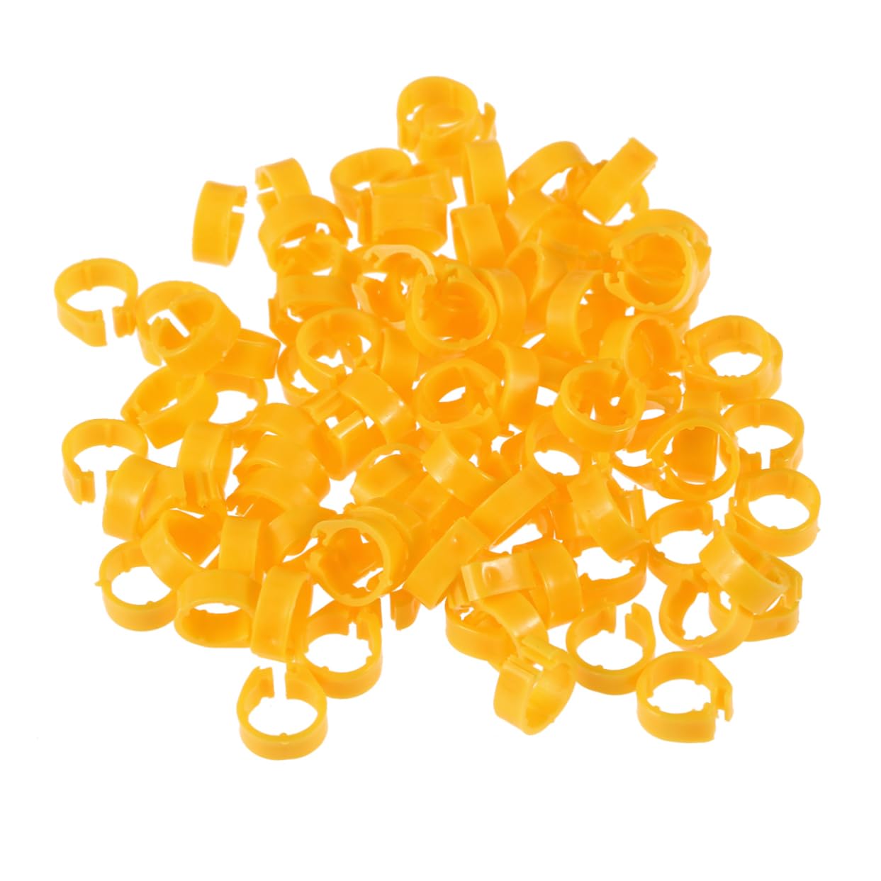 BESPORTBLE Pigeon Anklet 100 Pcs Bird Identification Rings Poultry Leg Bands Safe Bird Foot Rings