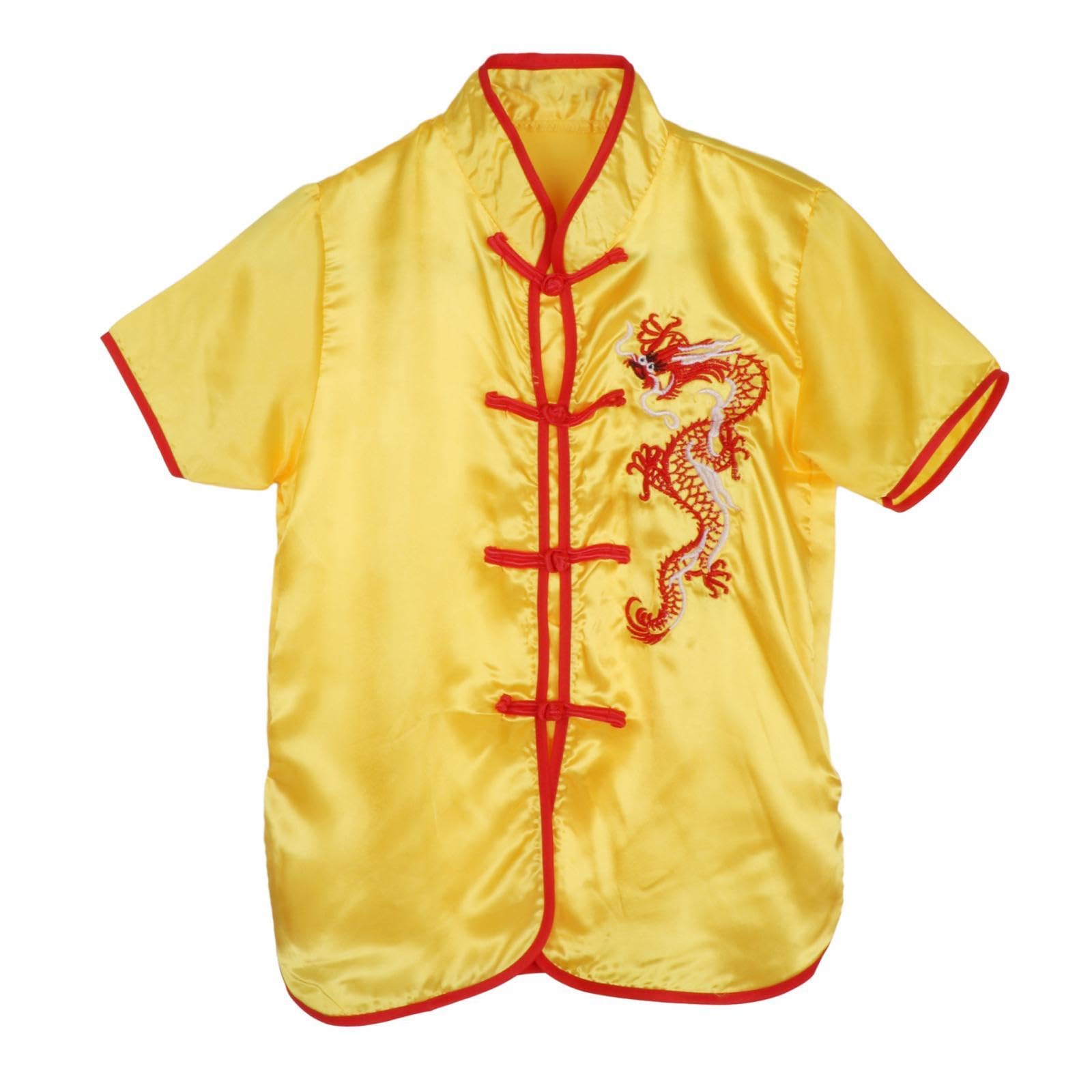 Ensemble de Vêtements et Costumes Traditionnels Chinois de Wushu pour Adultes et Enfants (Unisexe)