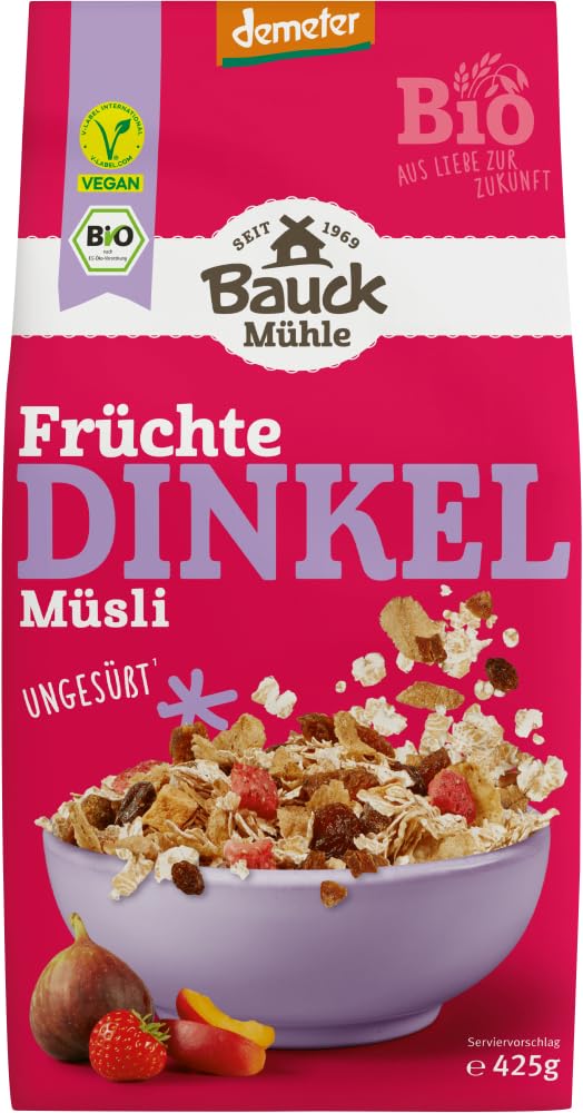 Dinkel Müsli Früchte Demeter 12 x 425 g