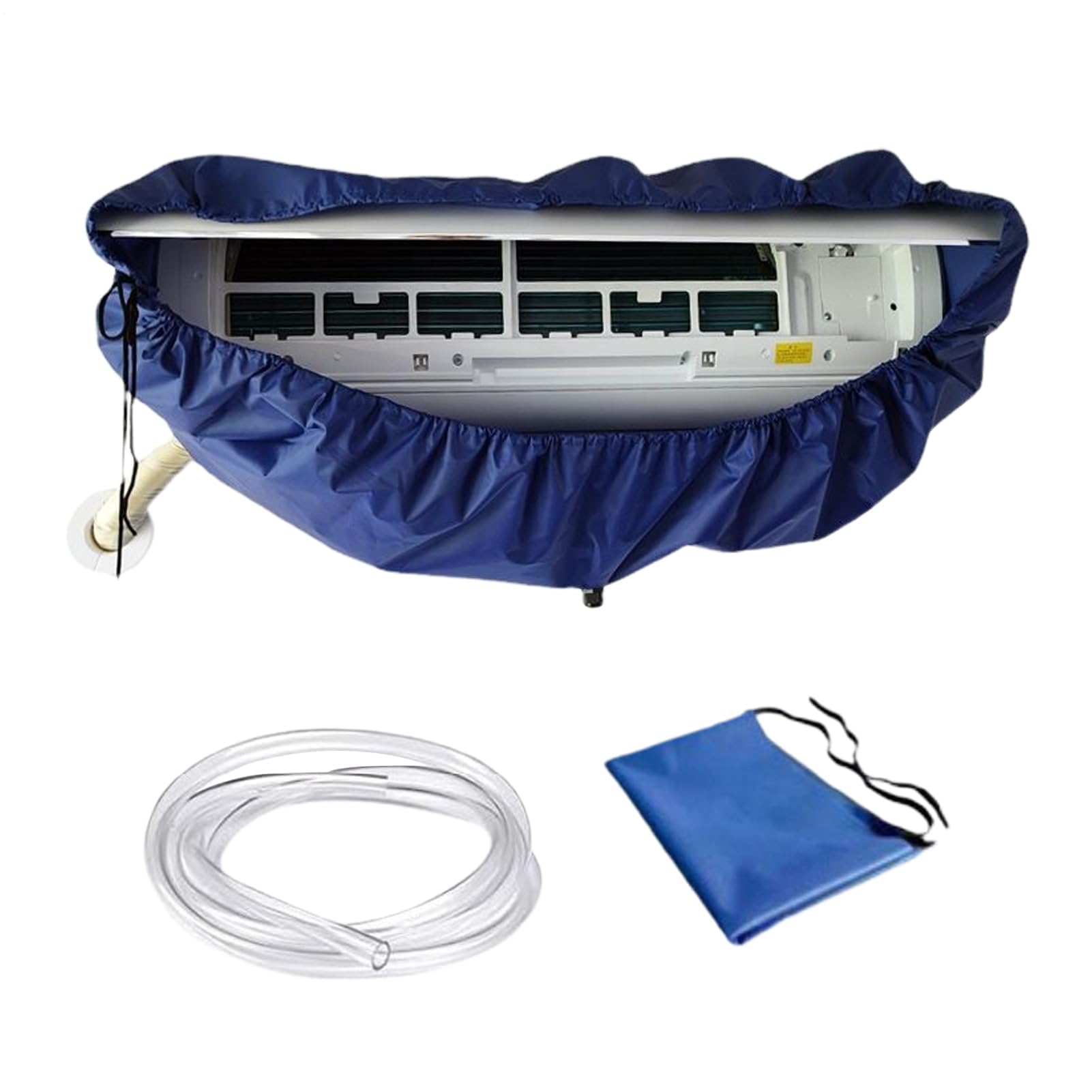 Kit di pulizia AC – Copertura antipolvere riutilizzabile e strumento protettivo igienico per la manutenzione della casa – Soluzione essenziale per la protezione della polvere e la pulizia del