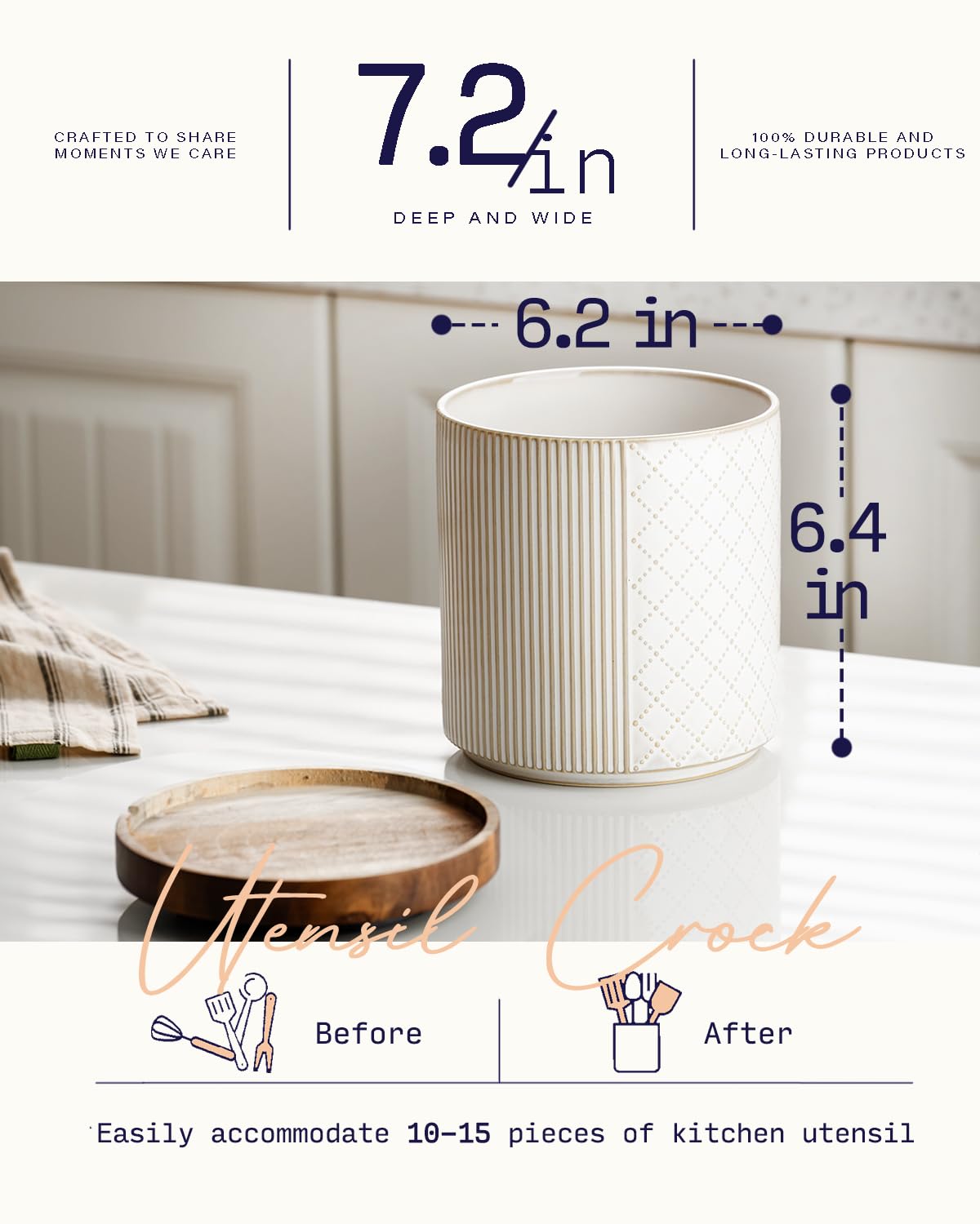 Porte-ustensiles Rotatif à 360 Degrés Panier à Baguettes Simple