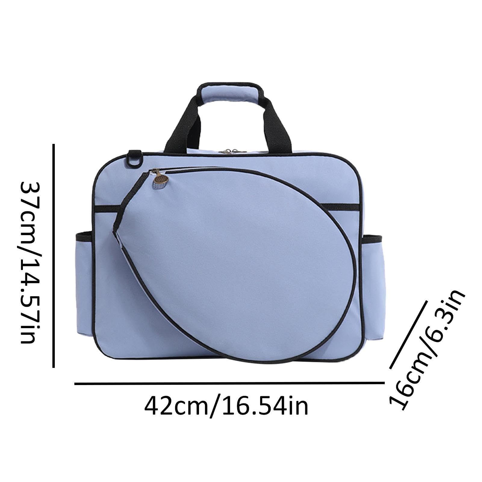 Borsa per racchette da tennis, Borsa da tennis - Borsa a tracolla per racchetta - Zaino da tennis impermeabile, borsa a tracolla per racchetta da tennis per racchetta da tennis per racchetta da badmin
