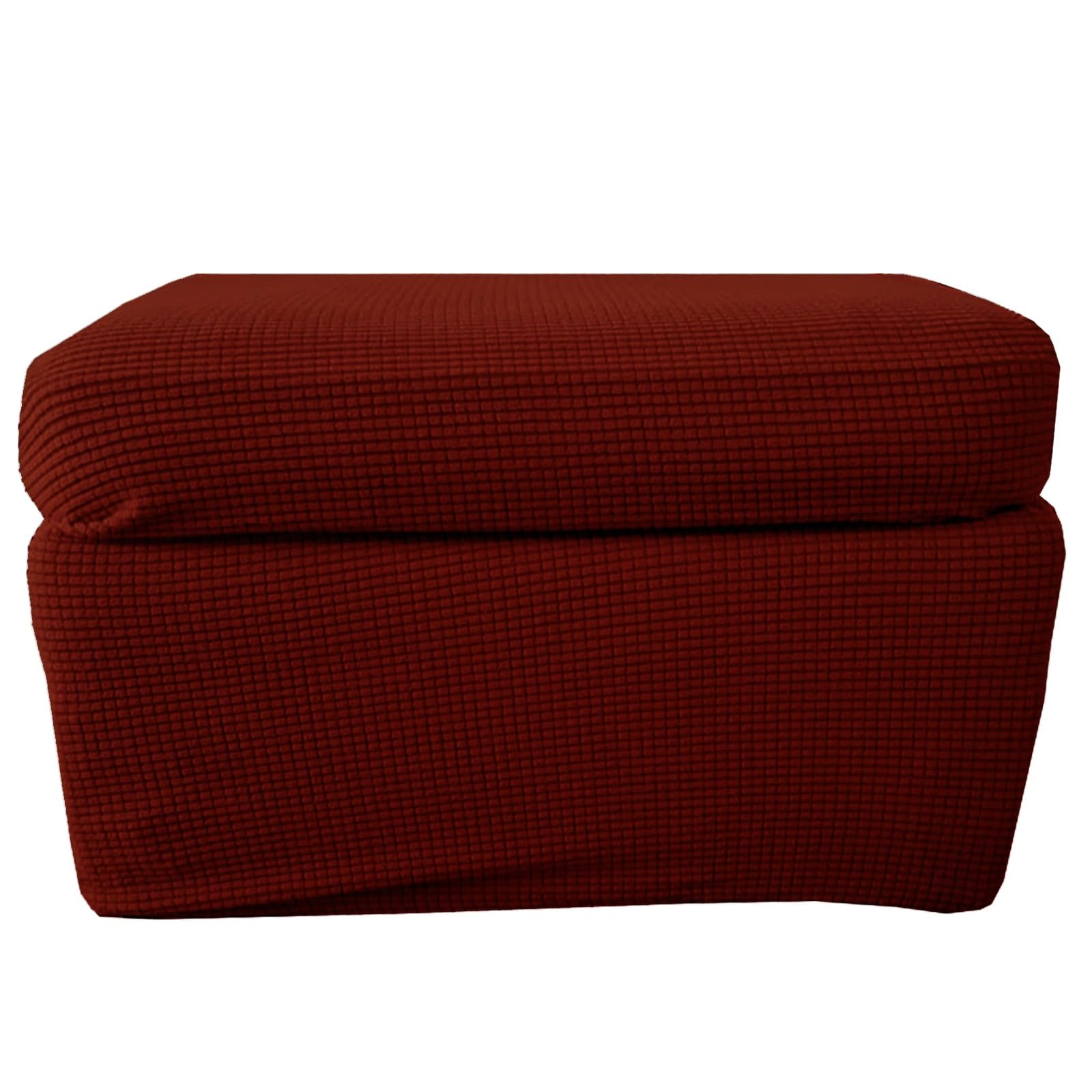 ILiemao Ottoman Cover Square 45x45 48x78 30x50 Stool Covers Rectangular Stretch Fabric Furniture Covers for Square Rectangular Stools(G11,68-108x48-78x30-50)