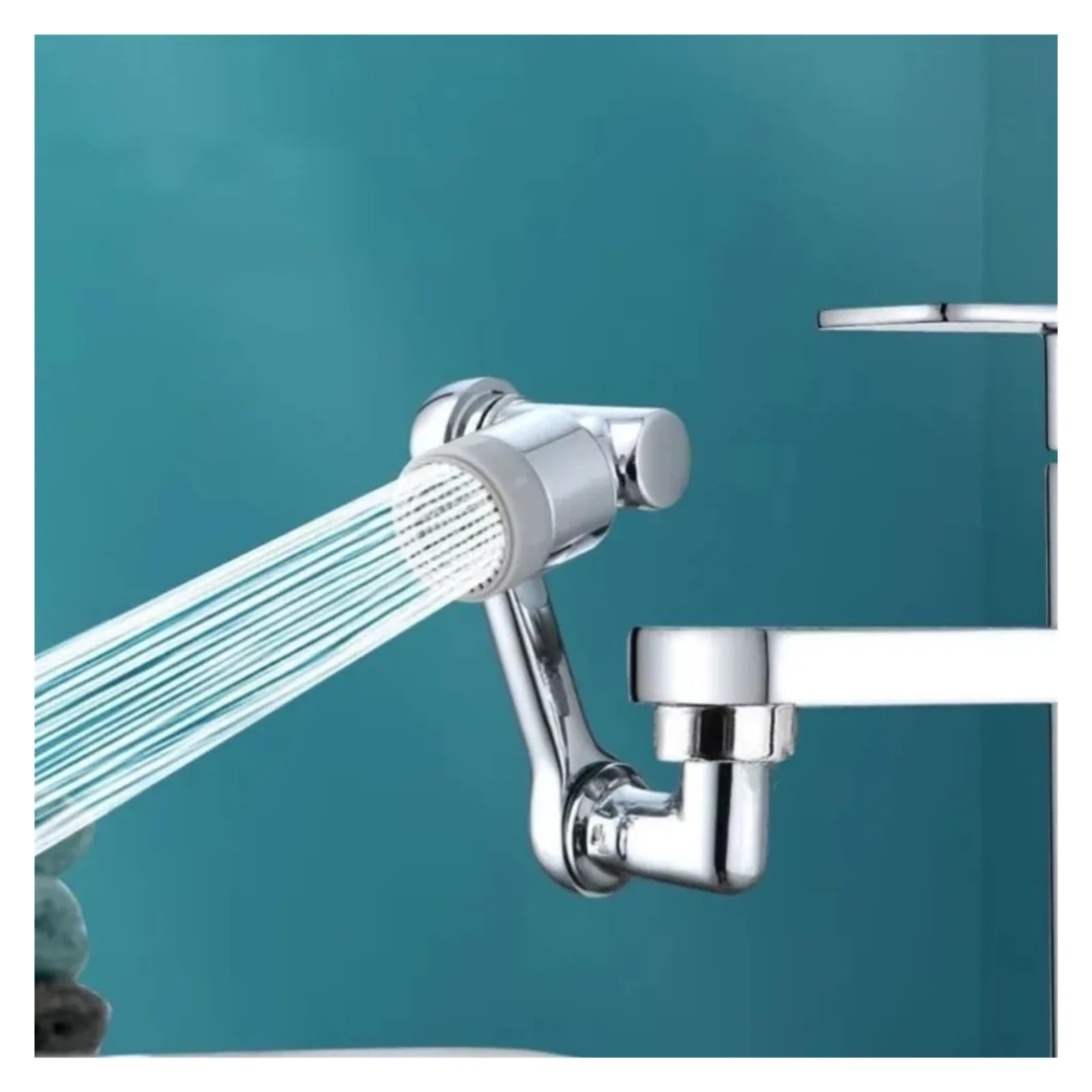 Estensore per rubinetto girevole a 1080°, 2 modalità, ugello in lega con filtro, risparmio idrico, resistente agli spruzzi, per cucina e bagno (un modello)