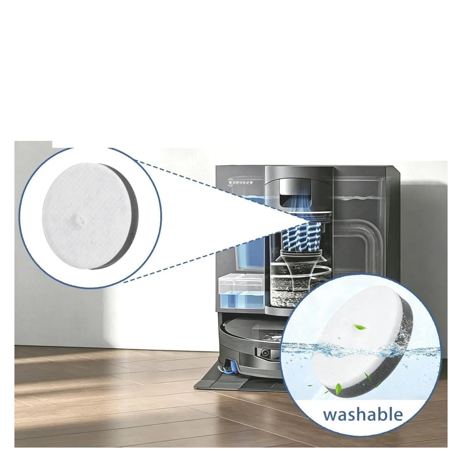 Compatible con Ecovacs Deebot El Robot Aspirador X12 OmniCyclone