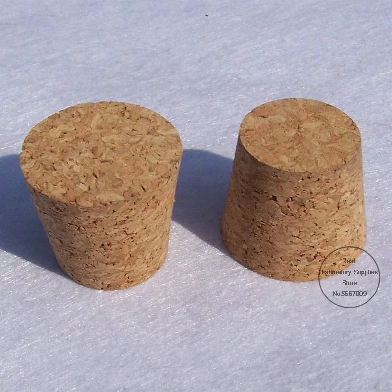39 * 29 * 35mm Lab Wooden Corks Test Tube Stoppers Glass Bottle Tea Jar Seal Plugs for School Experiment or Household(100pcs)