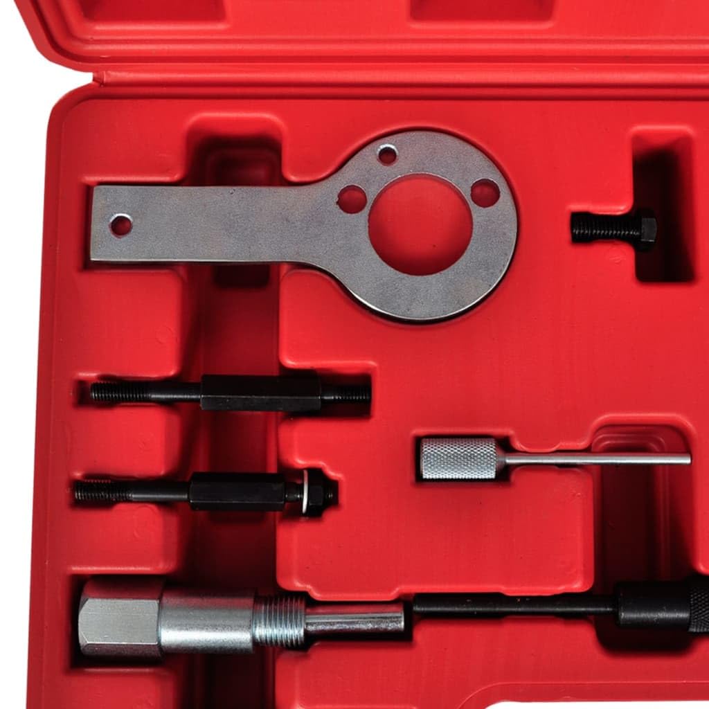 Juego de herramientas de ajuste de motor adecuadas para motores Opel, Vauxhall, Saab 1.3 y 1.9 CDTI, con maletín de herramientas de acero, kit de reparación universal para mantenimiento