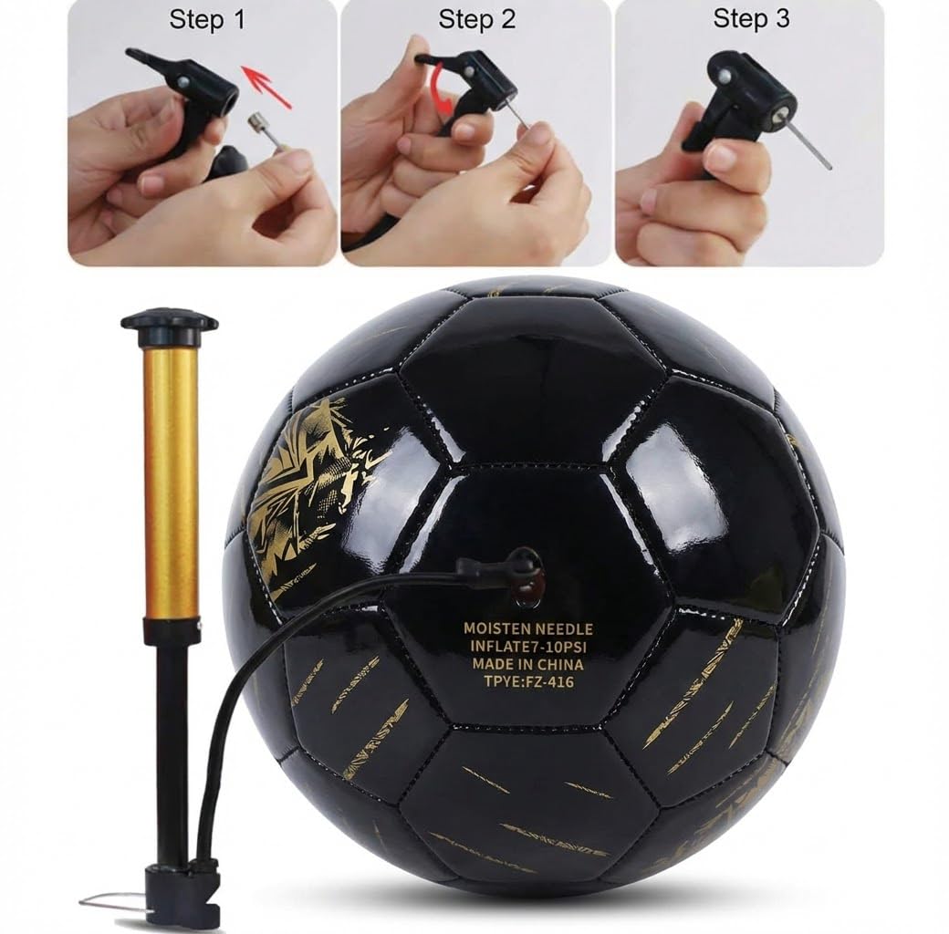 Amazon.co.jp: Fantecia サッカーボール サイズ5、PUレザー製 屋内