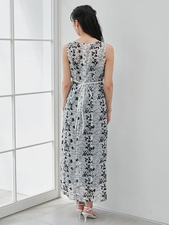 Amazon.co.jp: [スナイデル] エンブロイダリーシアーレイヤードドレス