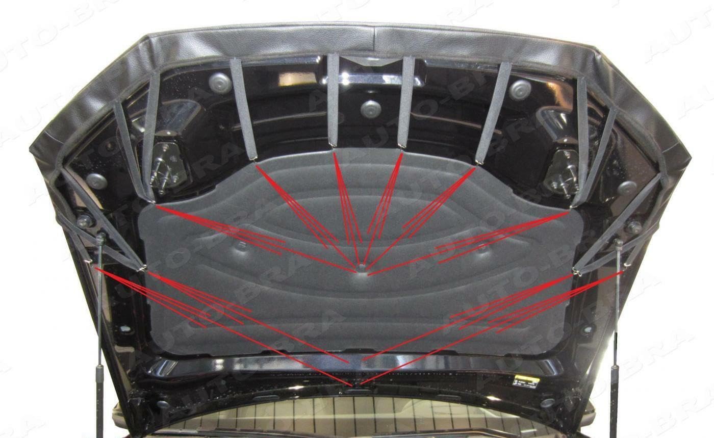 Auto-Bra AB3-00575 kompatibel mit Audi Q8 4M Bj. ab 2018 Haubenbra Steinschlagschutz Tuning Bonnet Bra