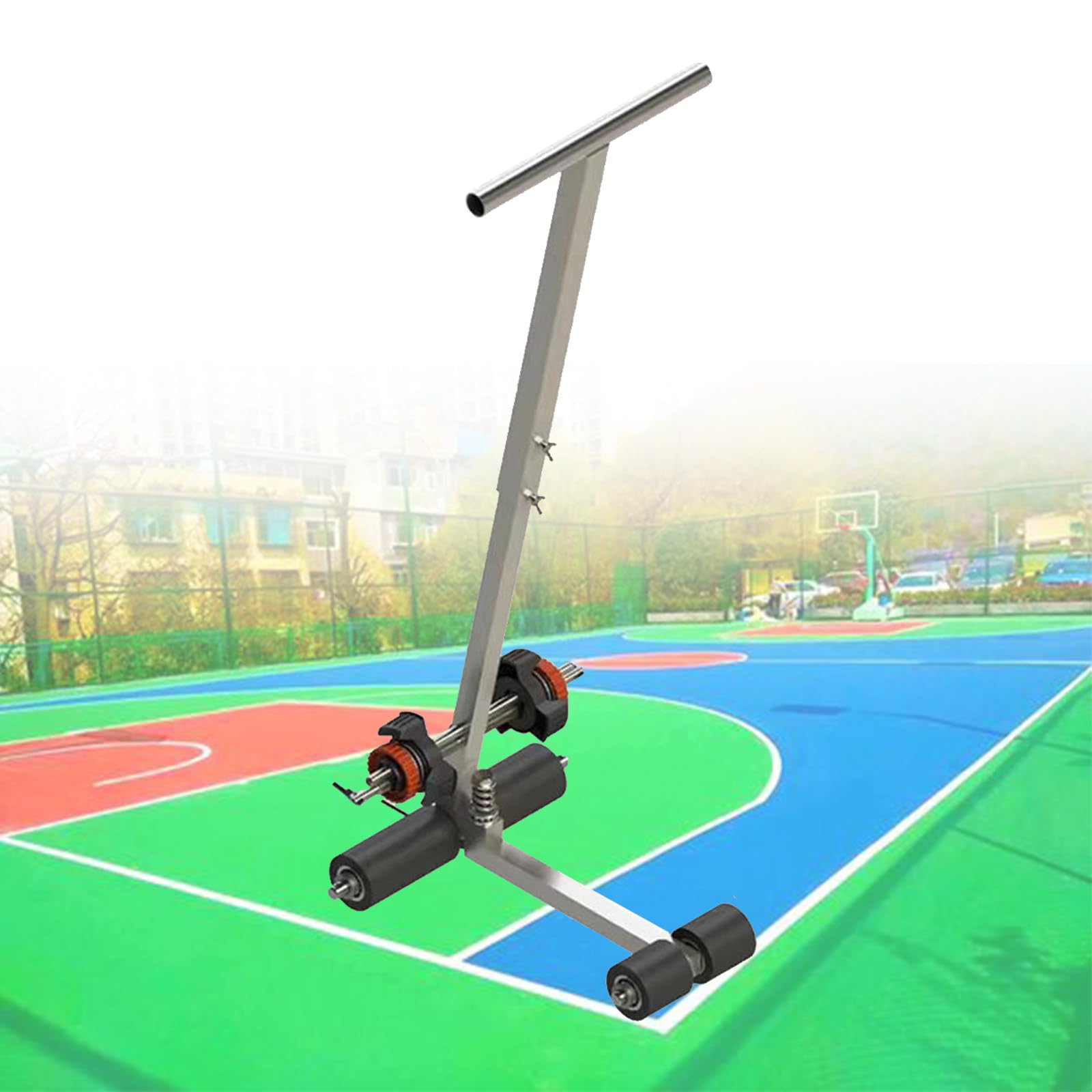 Aioneer Floor Tape Applicator, Court Line Tape Machine, Paint Tape Applicator Can Be Used For Floor Markings Such As Tiles Concrete Asphalt Etc,B