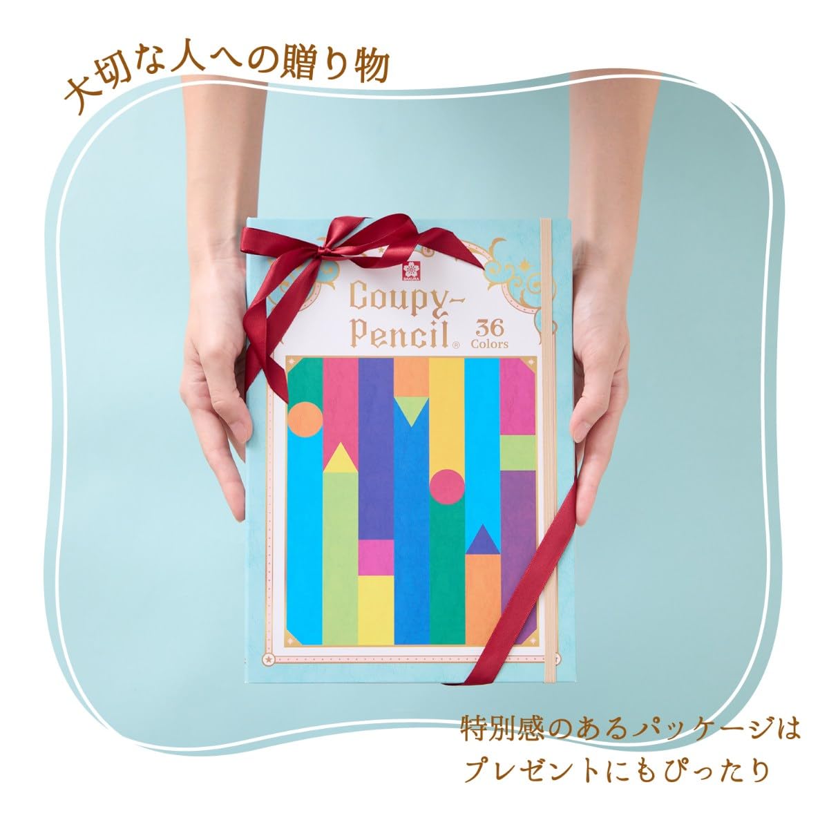 Amazon | サクラクレパス 色鉛筆 クーピー ペンシル 36色 ブックケース