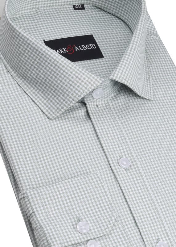 Image of Mark & Albert Men's Digital Print Full Sleeves Regular Fit Shirt