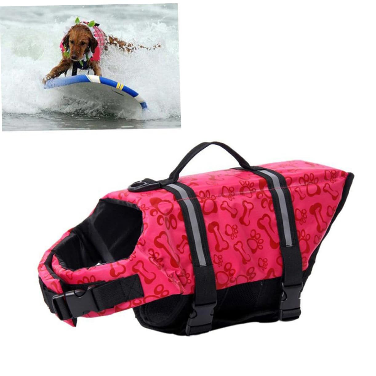 Sosoport Large Life Vest for Life Pink Size l Comfortable Secure Lifesaving Vest