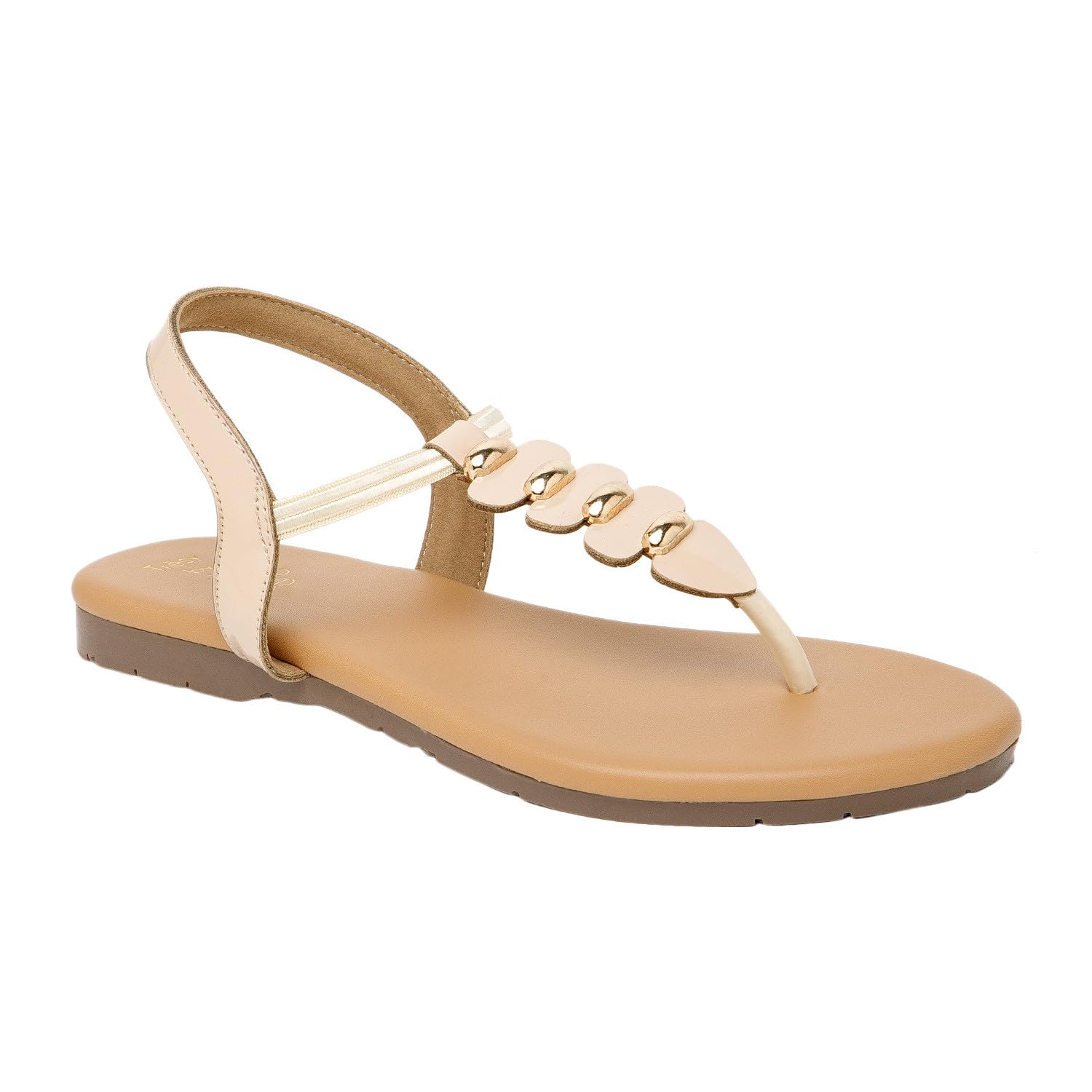 Tresy Women Flats Backstrap Beige Sandals | Fashionable | Comfortable | Versatile | Elegant | Sleek And Durable | 6 UK (B0D1KQG7ZM) Amazon Price History, Amazon Price Tracker