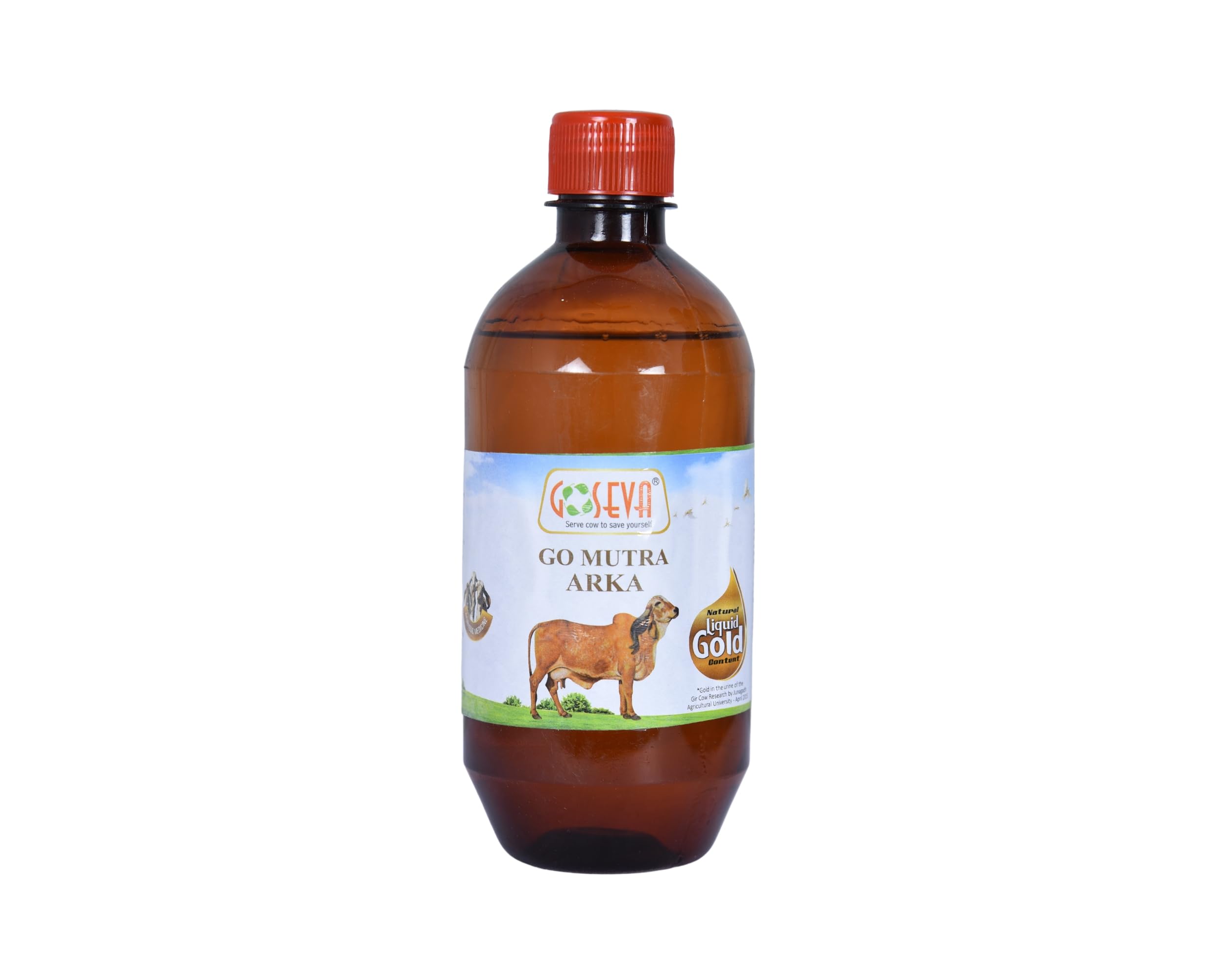 Goseva Pure Gir Cow Gomutra Ark | Best For Good Health (500 ML)