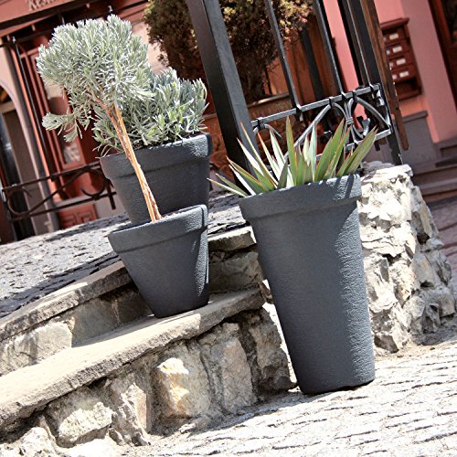 Flower Pot Anthracite 63X40Cm - 6