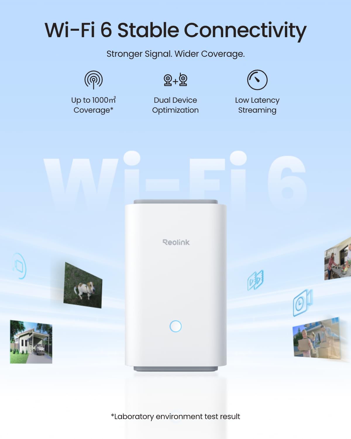 Reolink WiFi 6 Home Hub Pro – obsługa lokalnej pamięci masowej do 16 TB (dysk HDD 3,5 cala), szyfrowanie AES-128, nagrywanie całodobowe, obsługa wielu urządzeń, kompatybilność z Asystentem Google