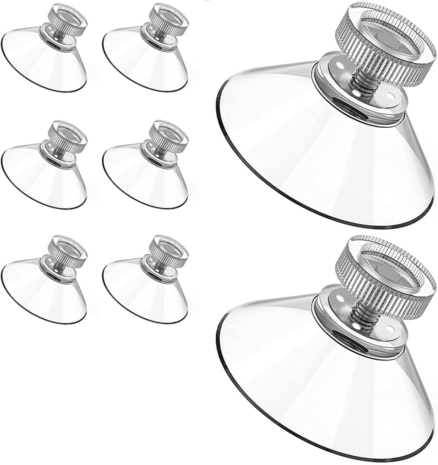 10 pezzi Ventose a vite, Ventose filettate, Ventose con filettatura, Ventose in plastica PVC, Ventose trasparenti, Ventose per tende isolanti, per a | Leroy Merlin