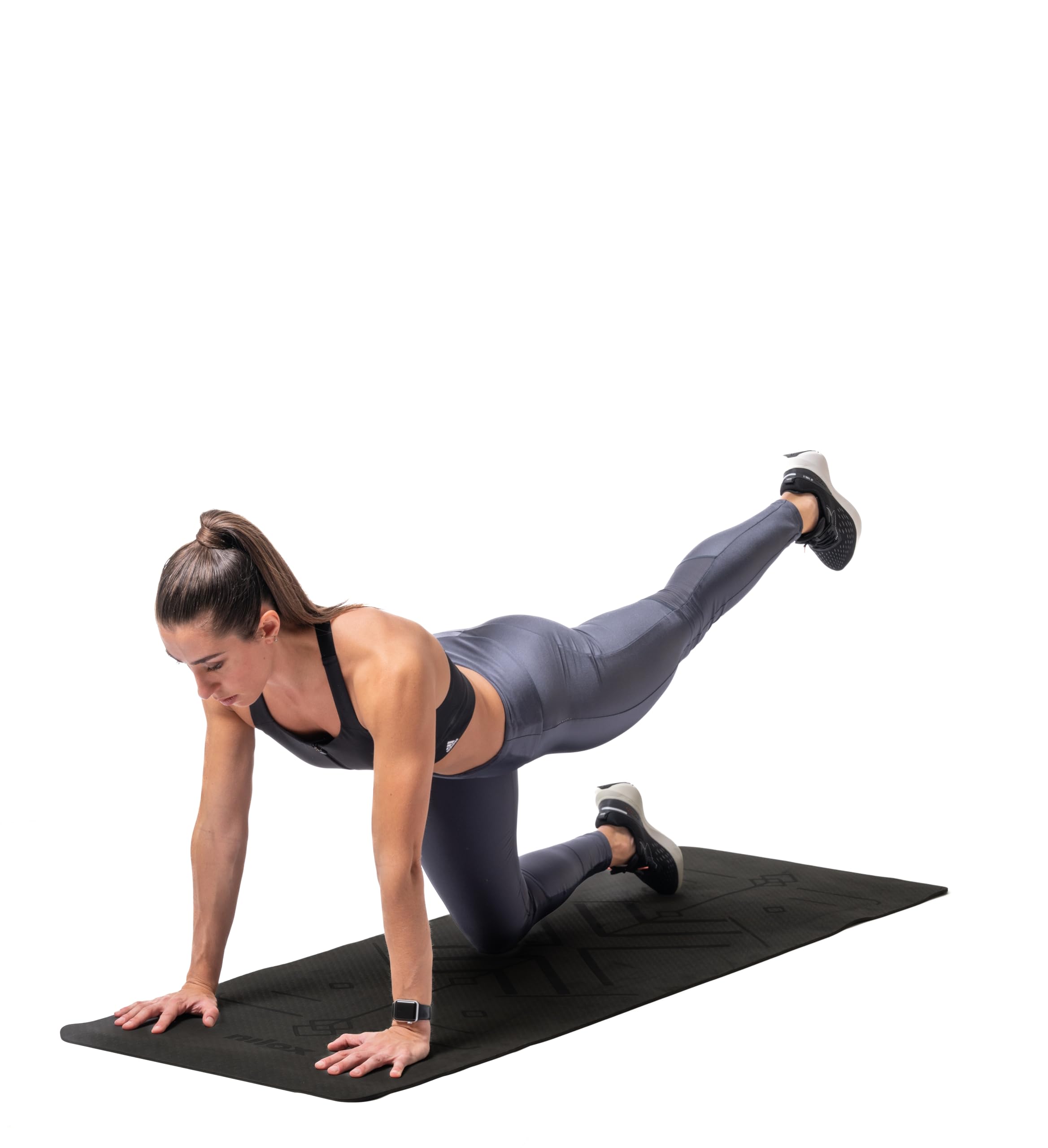 Nilox Tappetino Fitness in TPE, Tappetino Yoga Antiscivolo e Morbido per le Articolazioni, Tappetino Pilates e Ginnastica Dolce, Spessore 5mm, 182 x 68 cm