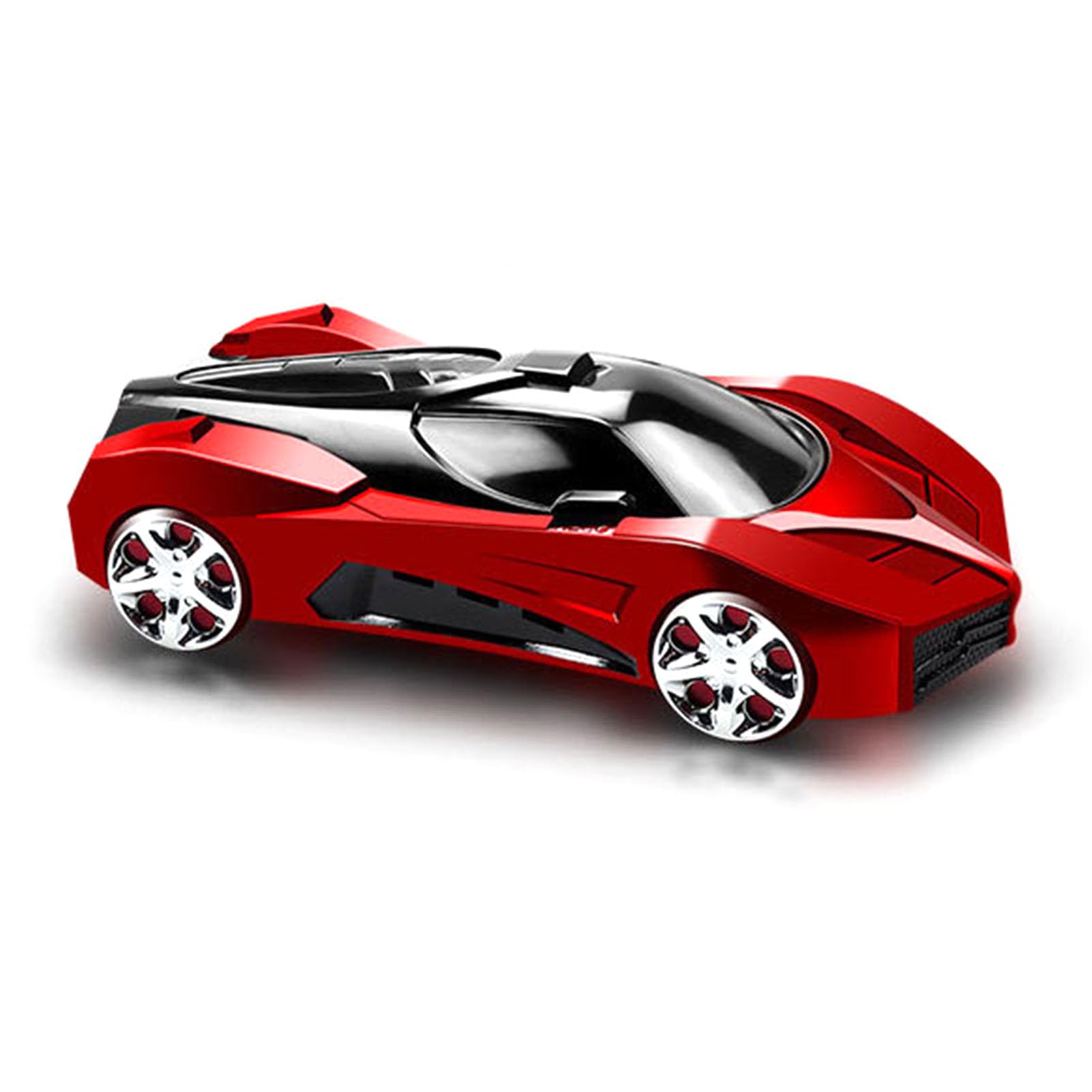 Cool Sporty Car Model Phone Holder, 360° Rotatable Center Console Stand,Model Car Phone Stand for Slip-Resistant Phone Mounting and Stylish Car Interior Ornament (red)