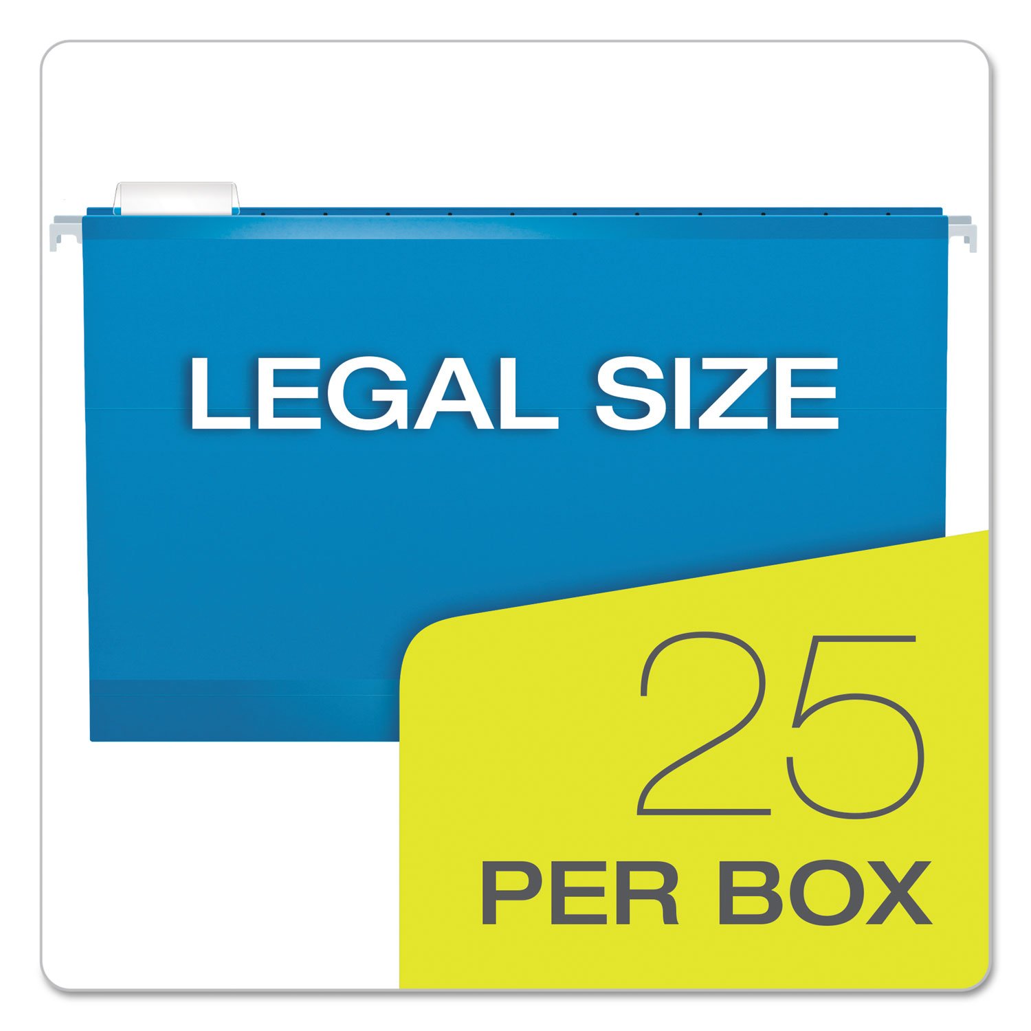 Pendaflex para colgar fondo de la caja Carpeta, color colores variados Legal