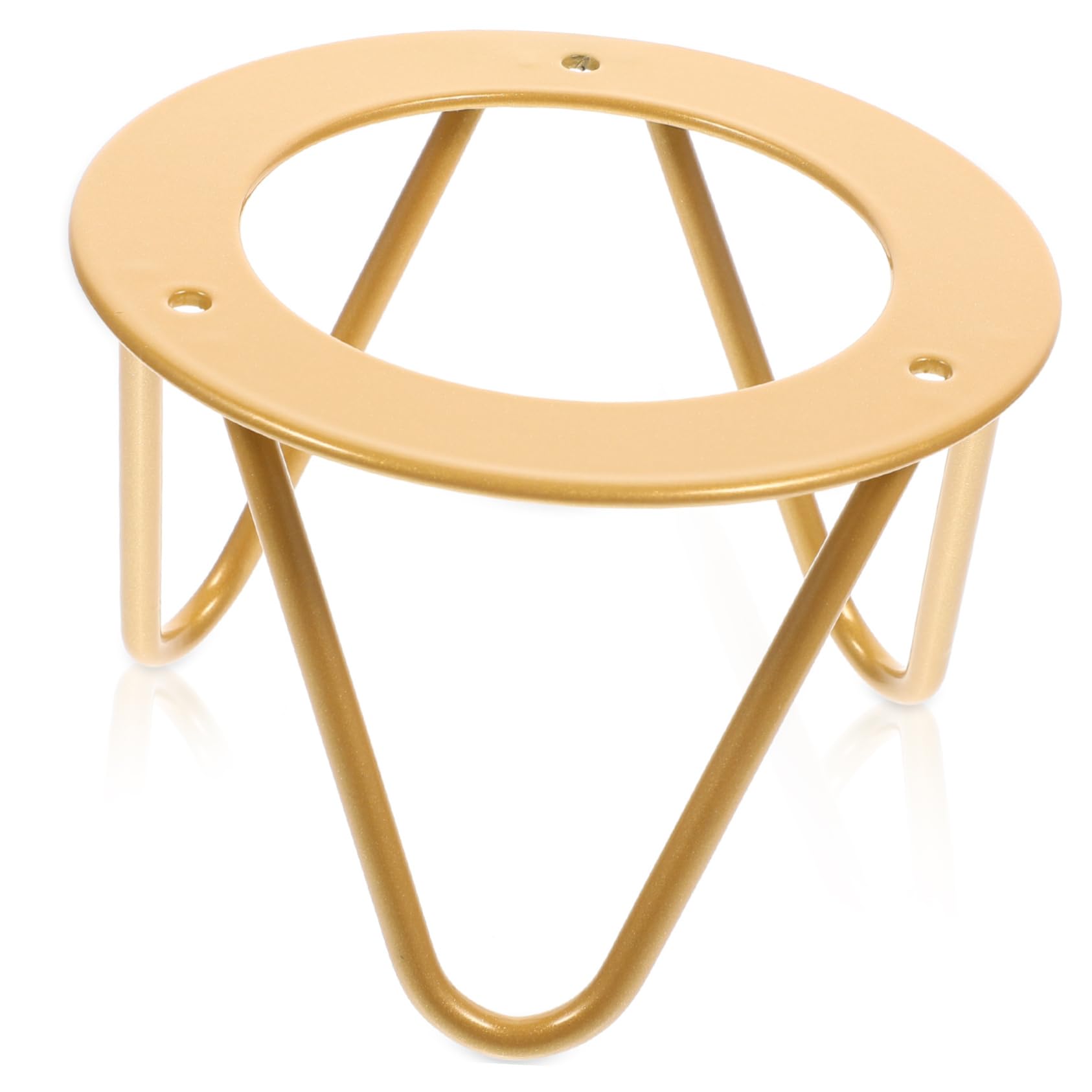 Happyyami Fruit Tray Display Stand Storage Holders with Iron Base for Kitchen Dining Art Decor Elegant Finish for Stylish Organization